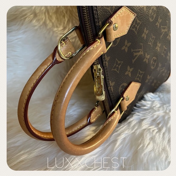 💎Lovely Set💎 Louis Vuitton Alma PM monogram & Luggage Tag - Picture 6 of 15